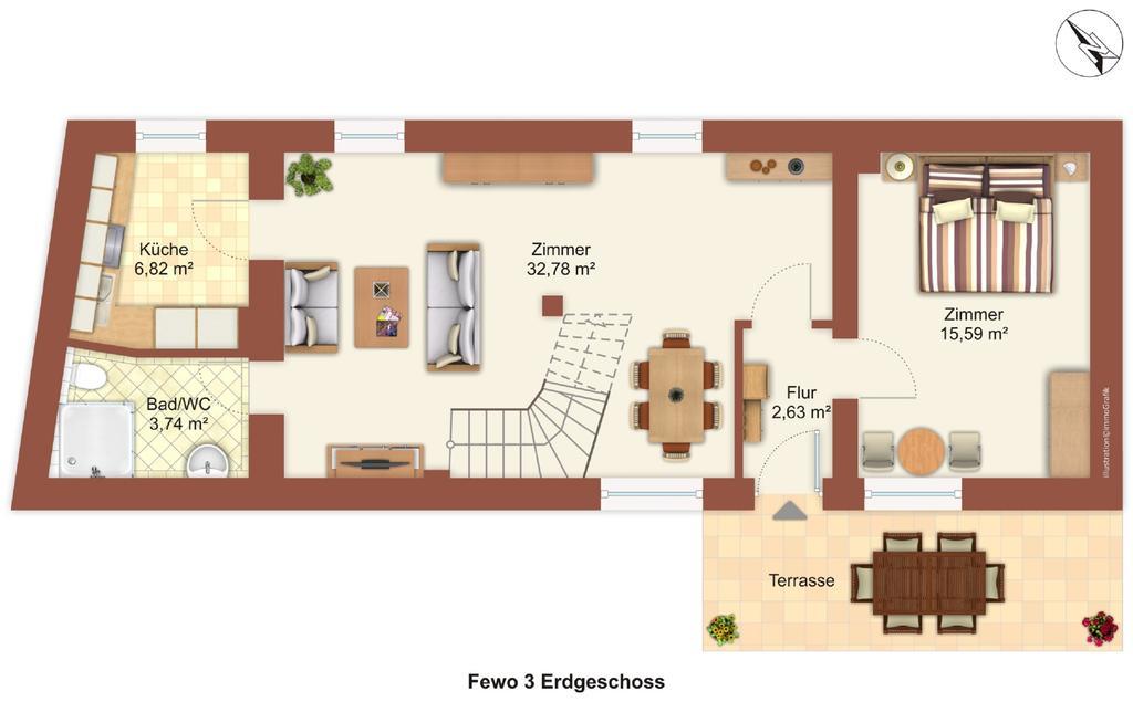 Plön Ferienwohnung Kruppa מראה חיצוני תמונה